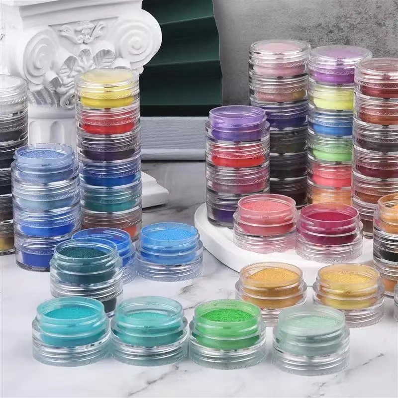 Soap Making Kit Amazon - 6 ألوان/مجموعة مسحوق الميكا لراتنجات الايبوكسي