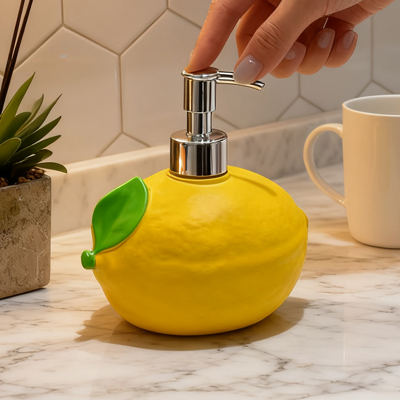 Soap Making Jar - موزع صابون من الراتنج على شكل