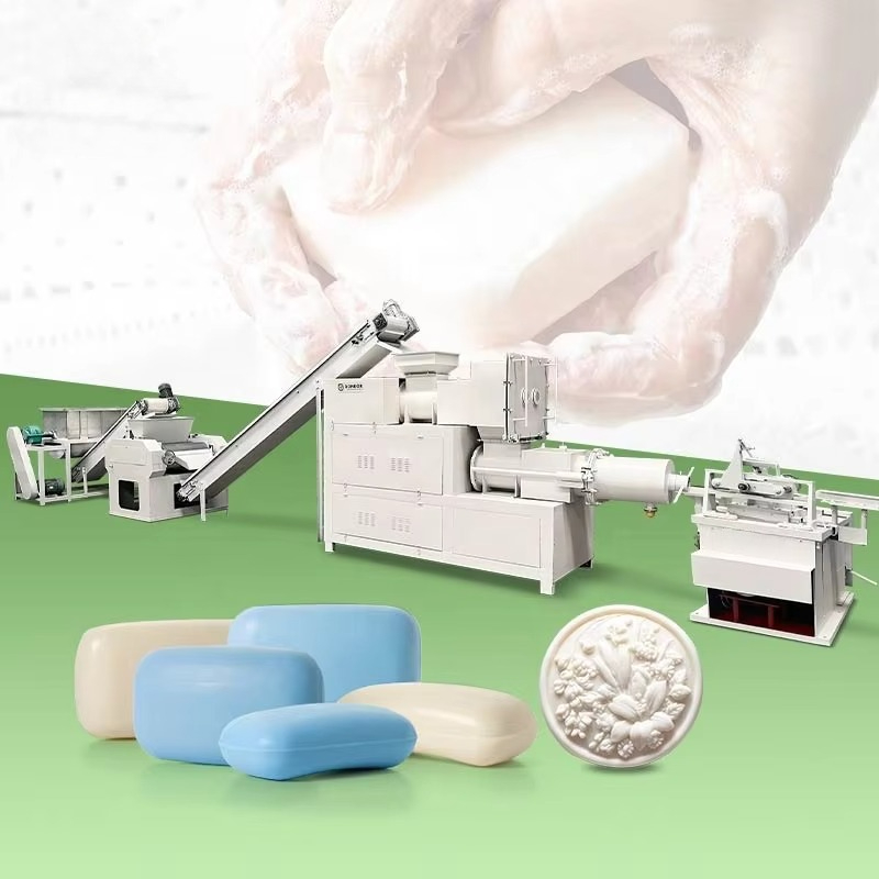 Soap Making Machine Small Scale - خط إنتاج صناعي صغير الحجم لصناعة