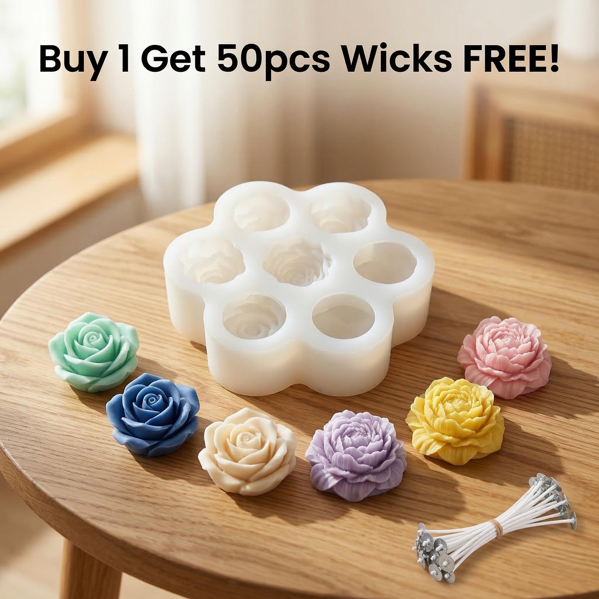 Soap Making Kit Amazon - قالب شمع سيليكون ثلاثي الأبعاد على