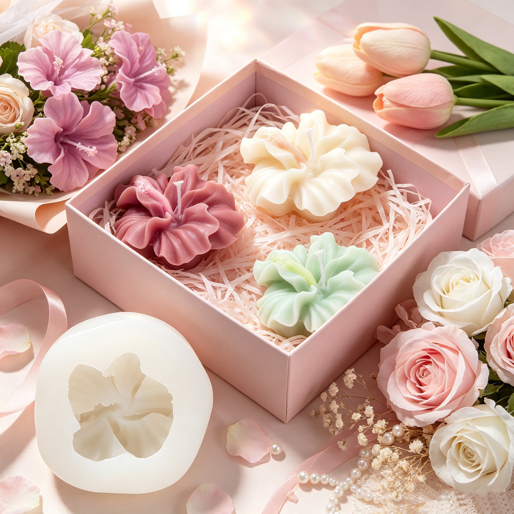 Soap Making Kit Amazon - قطعتان من قالب شمعة على شكل