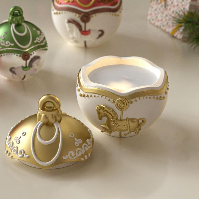 Y1UD عيد الميلاد الكرة سيليكون - مراجعة Soap Making Jar وسعره