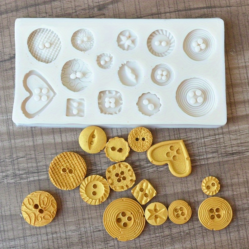 قالب سيليكون على شكل أزرار، قا - مراجعة Soap Making Party وسعره