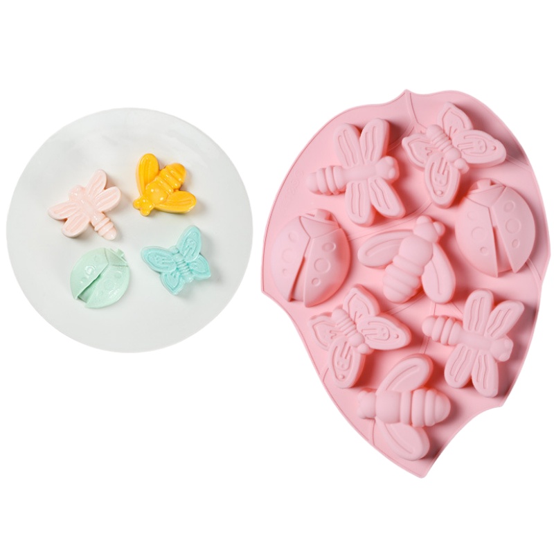 8 حفرة الحشرات فراشة سيليكون ق - مراجعة Soap Making Kit Amazon وسعره