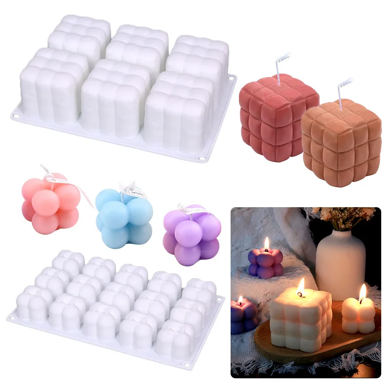 ثلاثية الأبعاد فقاعة مكعب شمعة - مراجعة Soap Making Kit Amazon وسعره