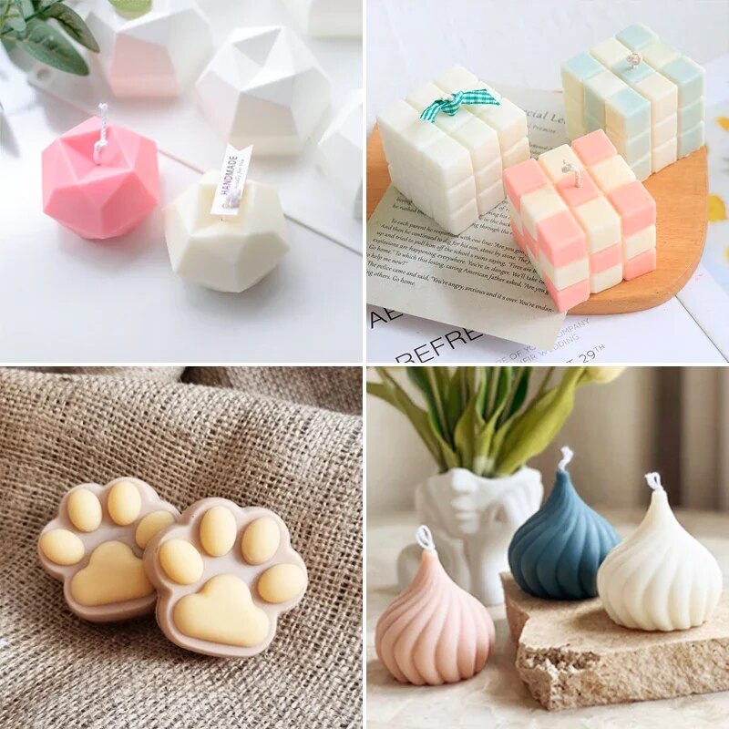 ثلاثية الأبعاد فقاعة مكعب شمعة - مراجعة Soap Making Kit Amazon وسعره
