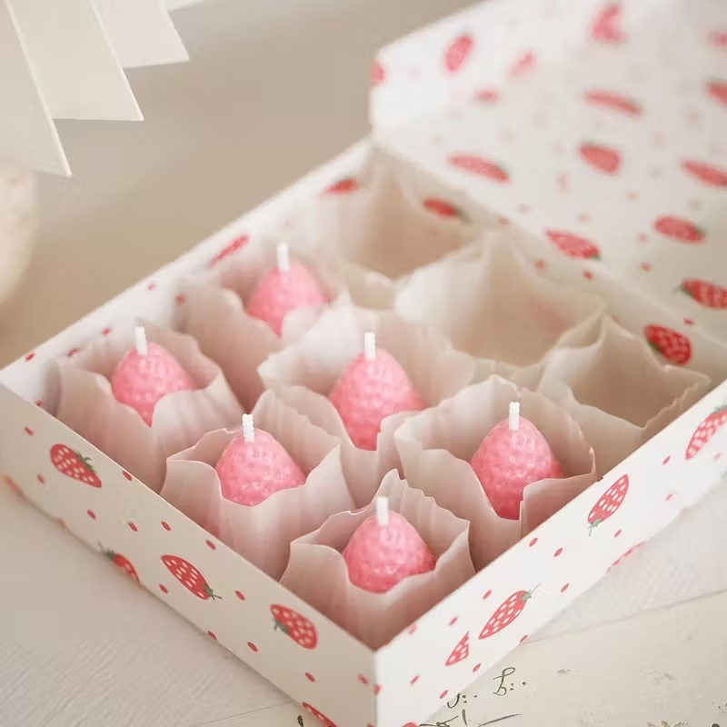 قالب شمع سيليكون على شكل فراول - مراجعة Soap Making Gifts وسعره