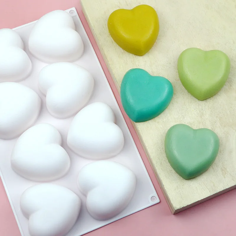 الحب القلب سيليكون قالب الصابو - مراجعة Soap Making Tray وسعره