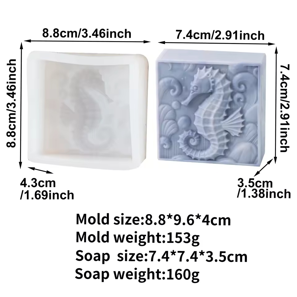 قالب صابون سيليكون ثلاثي الأبع - مراجعة Soap Making Gifts وسعره
