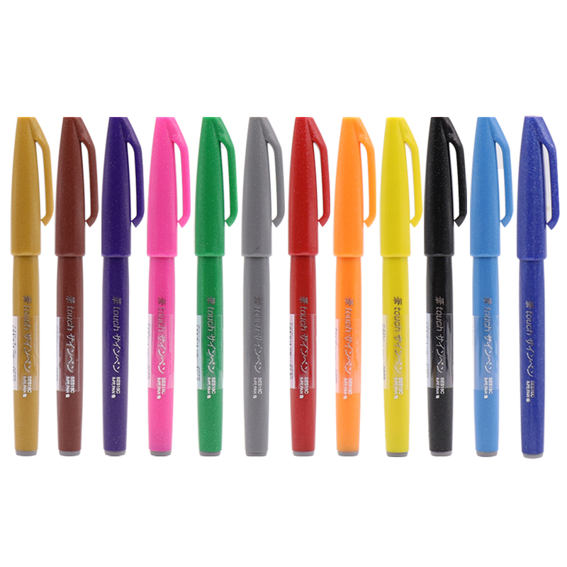 12/24 قطعة اليابان Pentel اللم - مراجعة Pentel Pen Sign Pen وسعره
